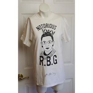 Signed Notorious RGB Ruth Bader Ginsburg T-Shirt